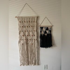 Boho wall draperies